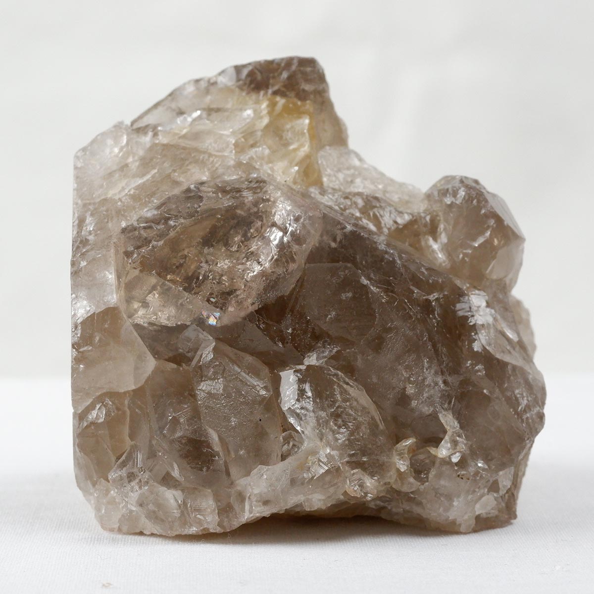 スモーキークォーツ クラスター ブラジル産 煙水晶 原石 一点物 282-720