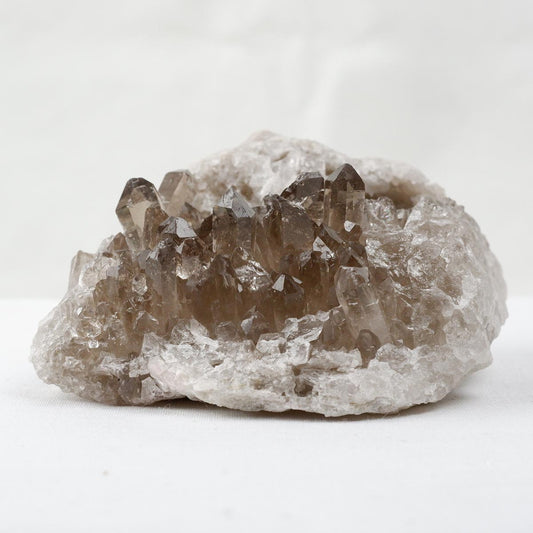スモーキークォーツ クラスター ブラジル産 煙水晶 原石 一点物 282-721