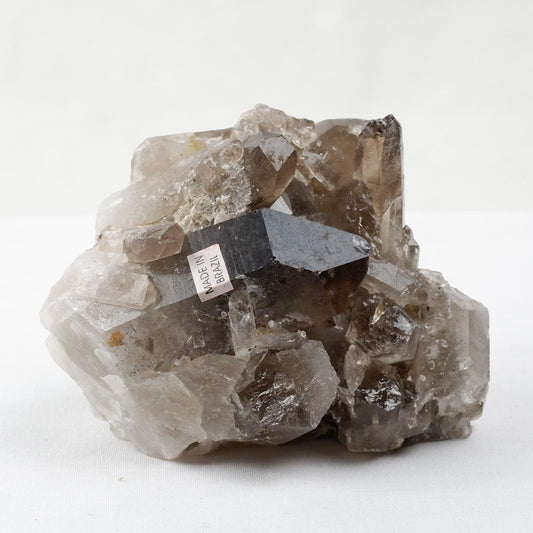 スモーキークォーツ クラスター ブラジル産 煙水晶 原石 一点物 282-725