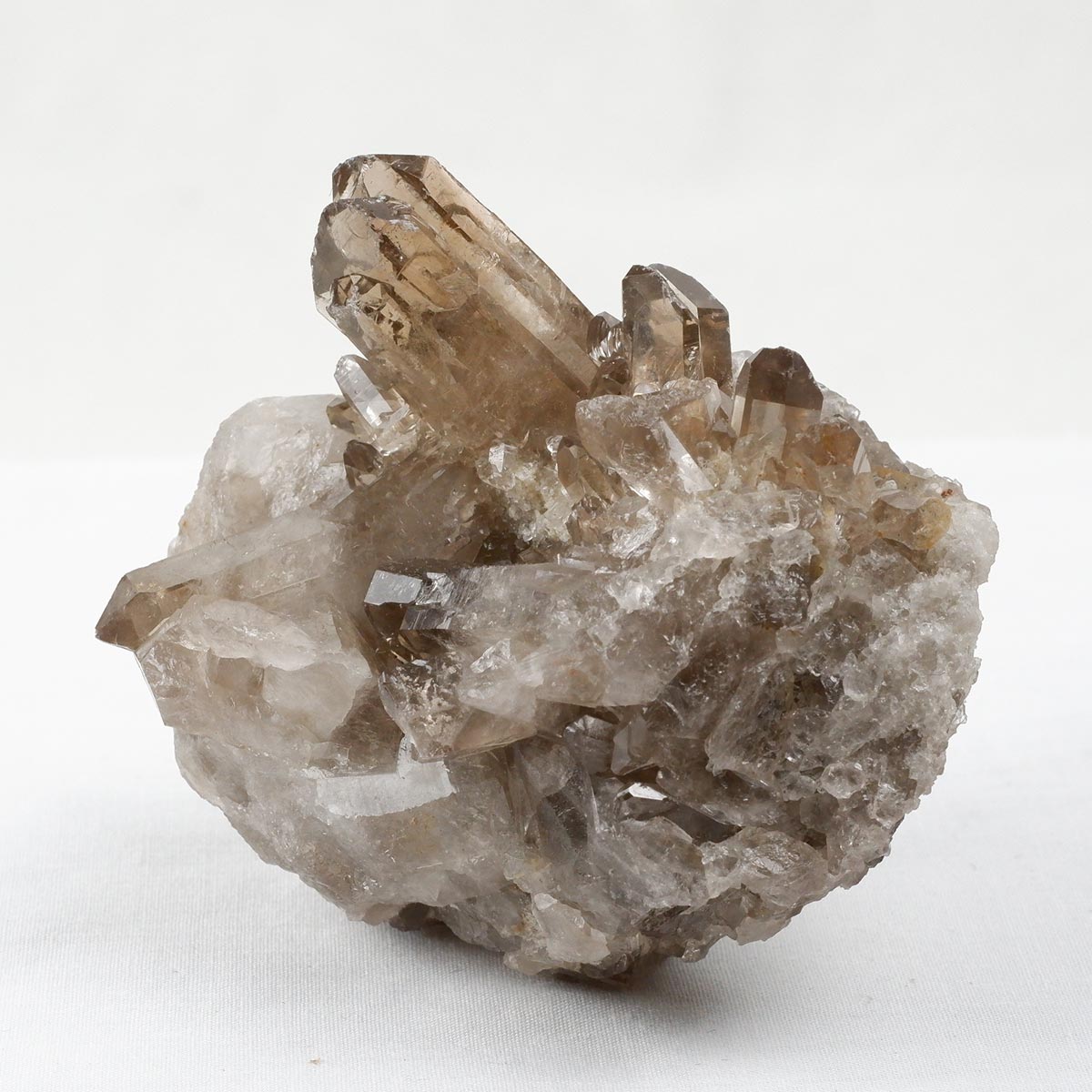 スモーキークォーツ クラスター ブラジル産 煙水晶 原石 一点物 282-726