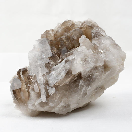 スモーキークォーツ クラスター ブラジル産 煙水晶 原石 一点物 282-728