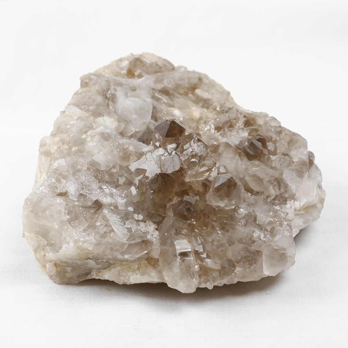 スモーキークォーツ クラスター ブラジル産 煙水晶 原石 一点物 282-729