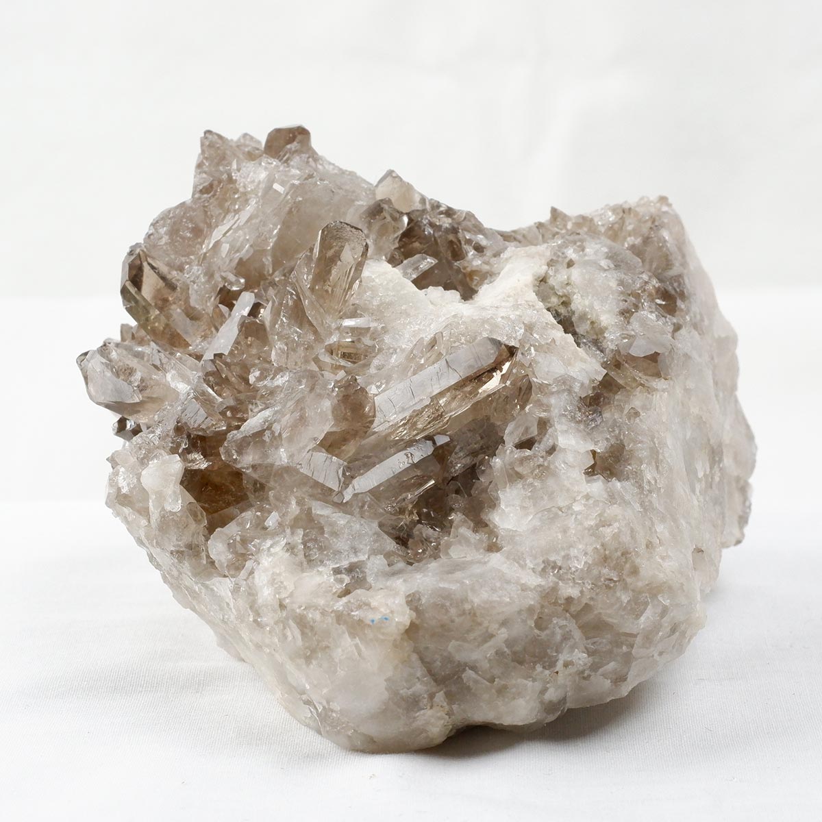 1.1Kg スモーキークォーツ クラスター ブラジル産 煙水晶 原石 一点物 282-732