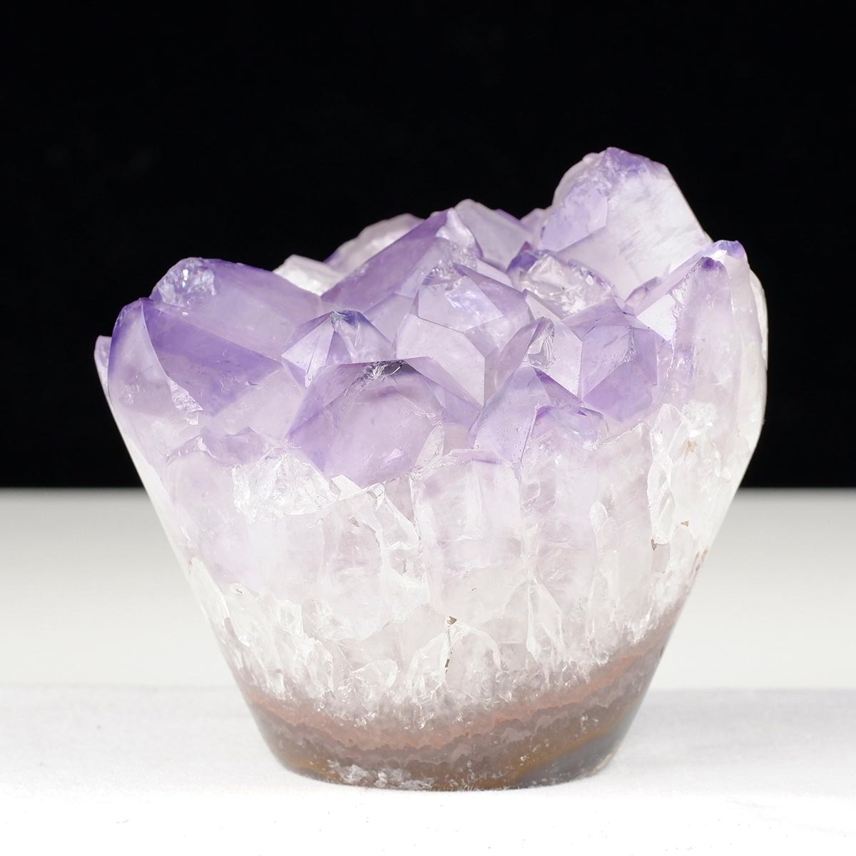 アメジスト クラスター アメジスト 原石 ウルグアイ産 花型 フラワー amethyst 一点物 282-745