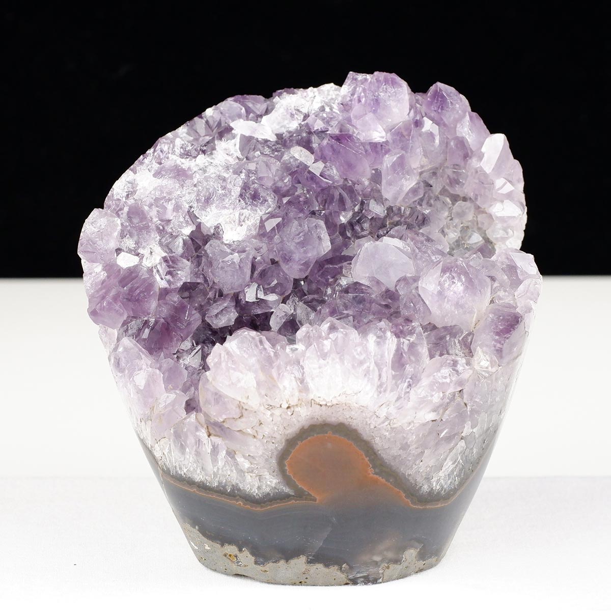 1.3Kg アメジスト クラスター アメジスト 原石 ウルグアイ産 花型 フラワー amethyst 一点物 282-748