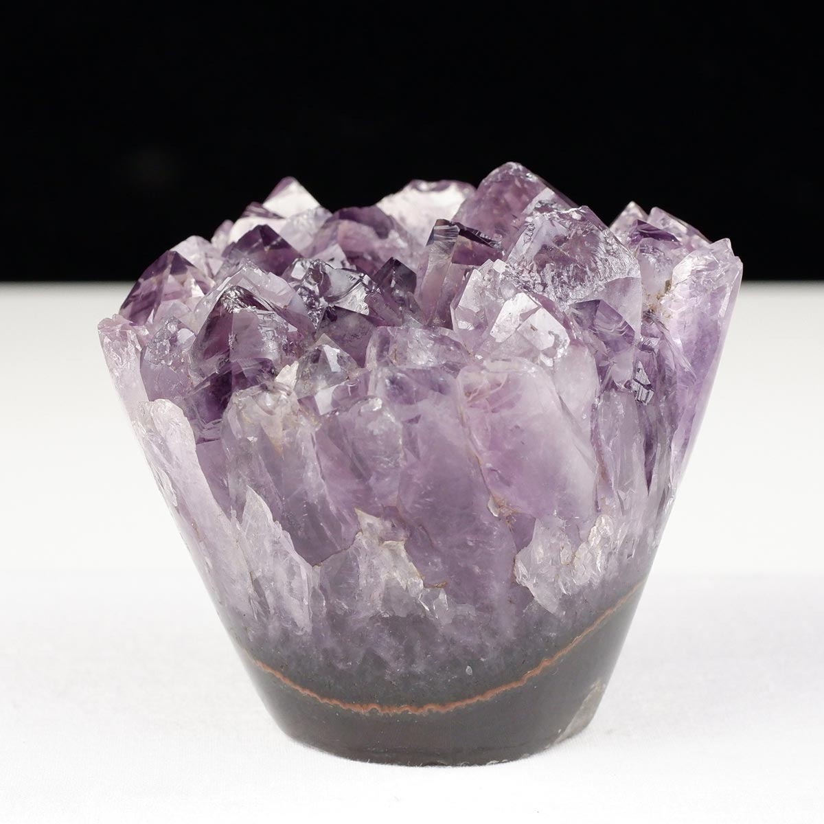 アメジスト クラスター アメジスト 原石 ウルグアイ産 花型 フラワー amethyst 一点物 282-749