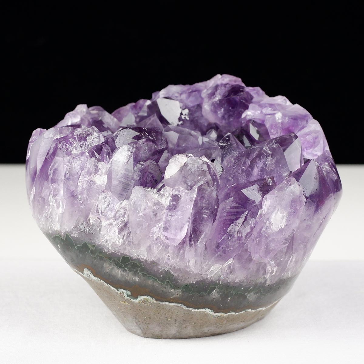 1.3Kg アメジスト クラスター アメジスト 原石 ウルグアイ産 花型 フラワー amethyst 一点物 282-751