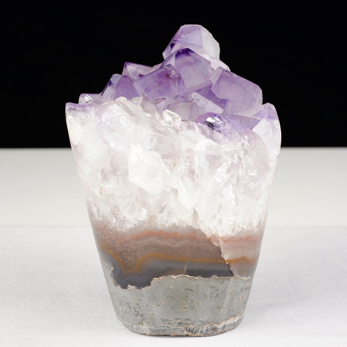 アメジスト クラスター アメジスト 原石 ウルグアイ産 花型 フラワー amethyst 一点物 282-753