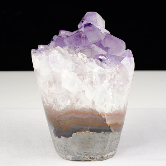 アメジスト クラスター アメジスト 原石 ウルグアイ産 花型 フラワー amethyst 一点物 282-753