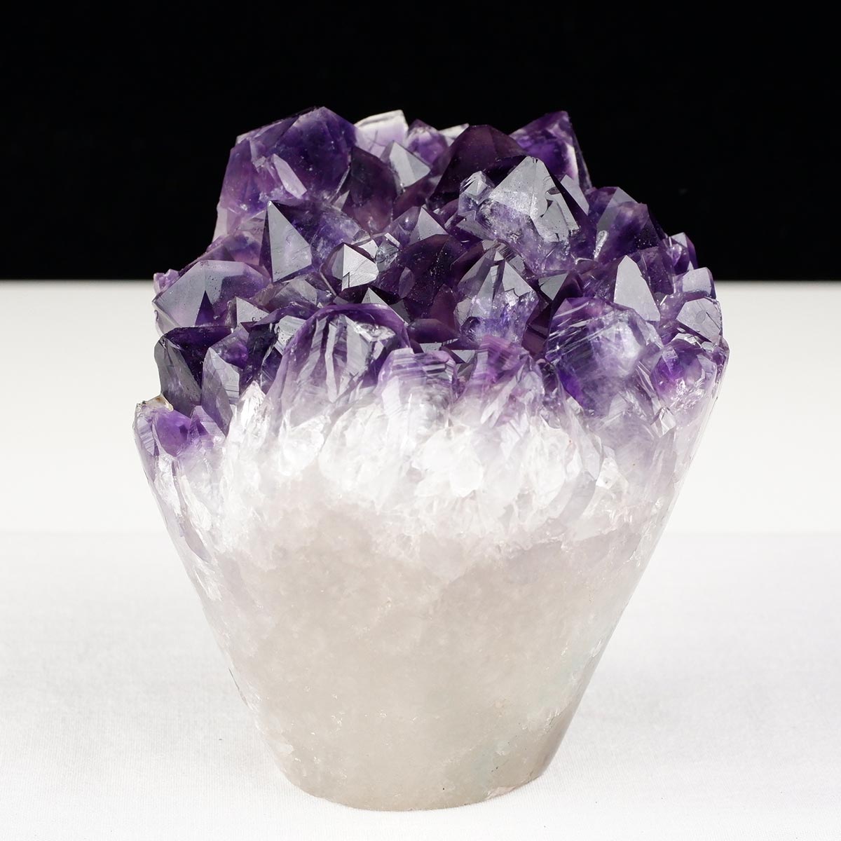 アメジスト クラスター アメジスト 原石 ウルグアイ産 花型 フラワー amethyst 一点物 282-761