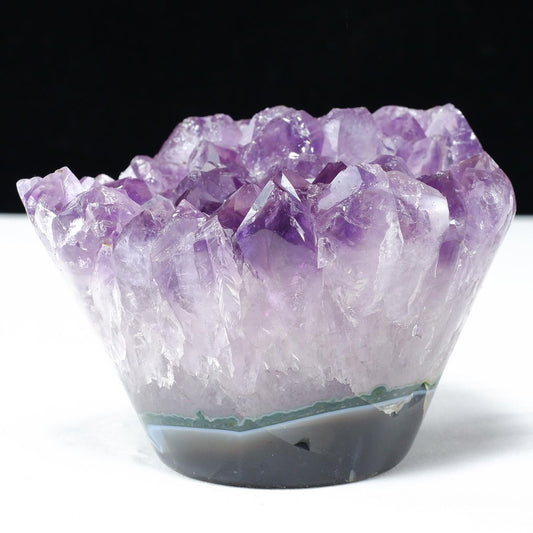 1Kg アメジスト クラスター 原石 フラワーアメジスト 花形 置物 一点物  282-775