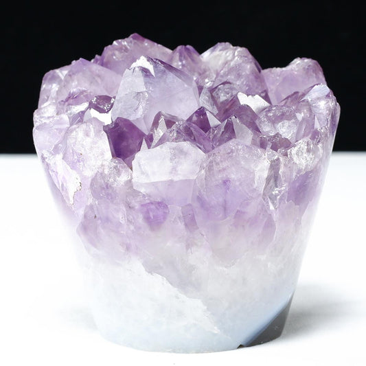 1Kg アメジスト クラスター 原石 フラワーアメジスト 花形 置物 一点物  282-777