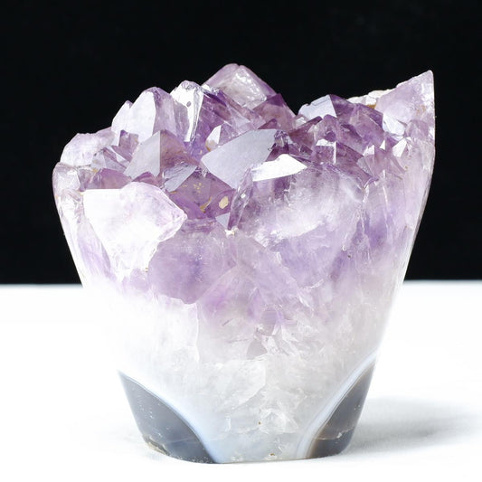 1.3Kg アメジスト クラスター 原石 フラワーアメジスト 花形 置物 一点物  282-778