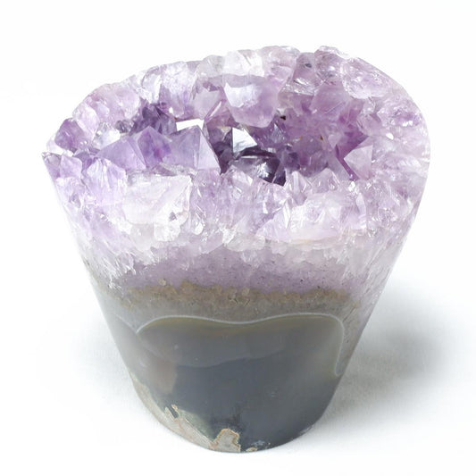 アメジスト クラスター 原石 フラワーアメジスト 花形 置物 一点物  282-779