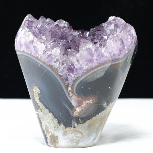 1.5Kg アメジスト クラスター 原石 フラワーアメジスト 花形 置物 一点物  282-787