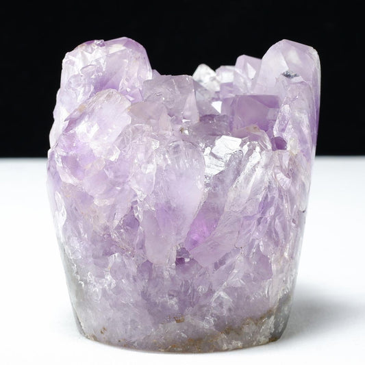 アメジスト クラスター 原石 フラワーアメジスト 花形 置物 一点物  282-792