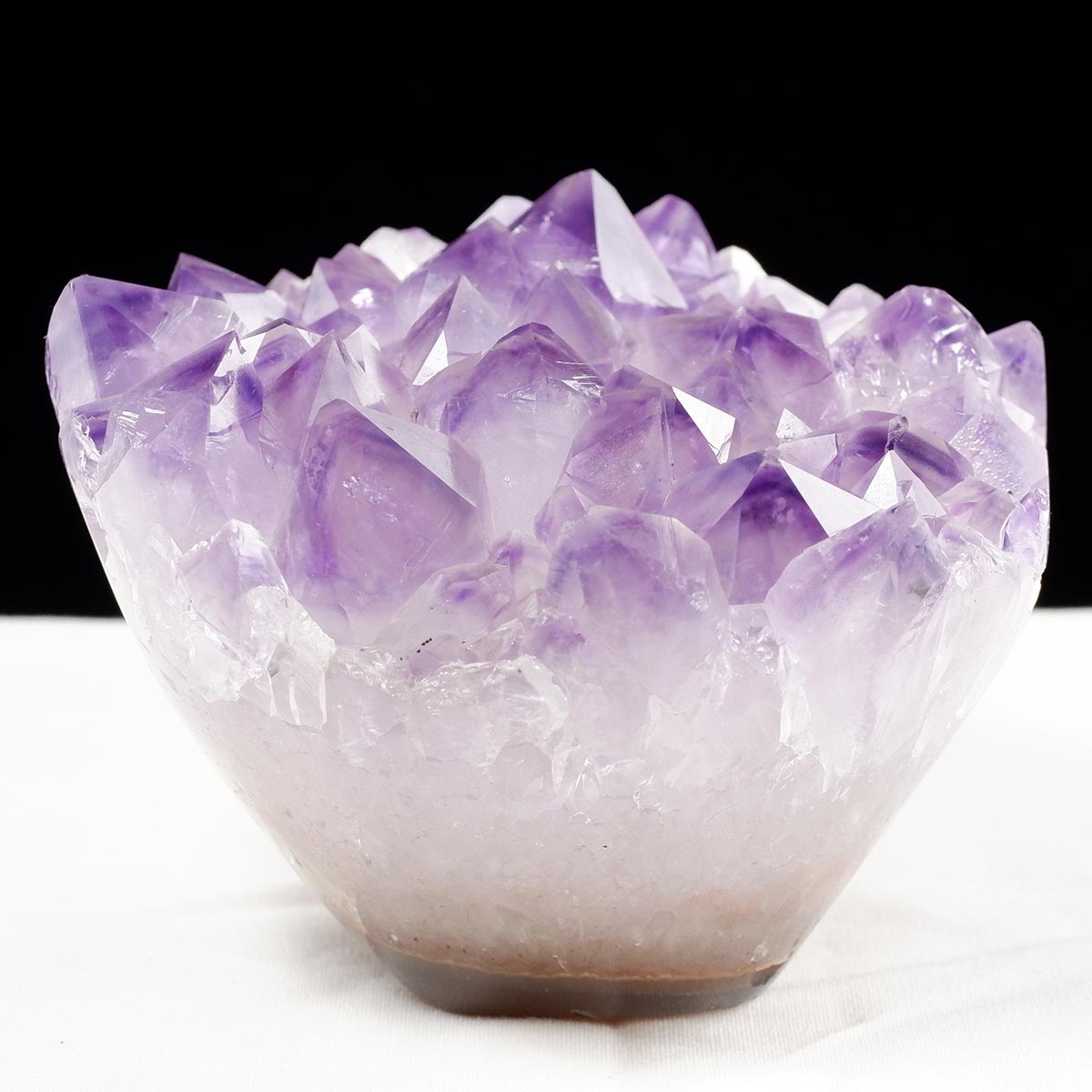 アメジスト クラスター ウルグアイ産 フラワーアメジスト 花型 原石 置物 amethyst 一点物 282-810
