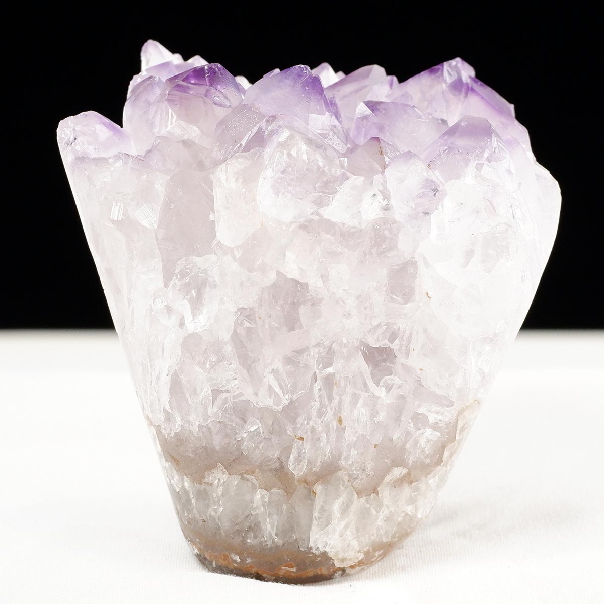 アメジスト クラスター ウルグアイ産 フラワーアメジスト 花型 原石 置物 amethyst 一点物 282-813