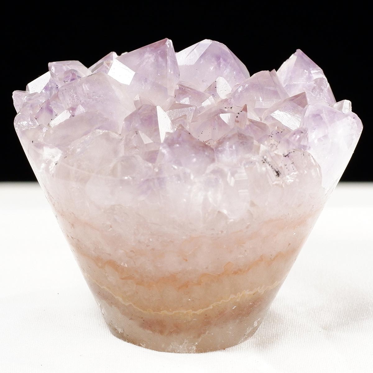 アメジスト クラスター ウルグアイ産 フラワーアメジスト 花型 原石 置物 amethyst 一点物 282-814