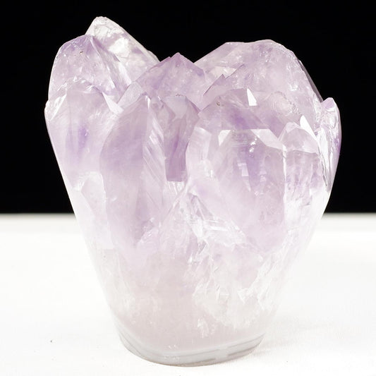 アメジスト クラスター ウルグアイ産 フラワーアメジスト 花型 原石 置物 amethyst 一点物 282-822