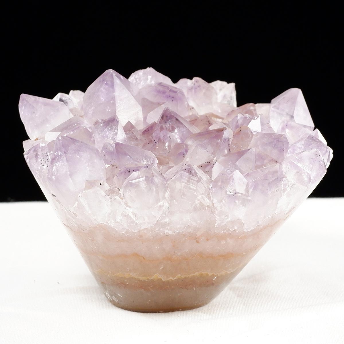 アメジスト クラスター ウルグアイ産 フラワーアメジスト 花型 原石 置物 amethyst 一点物 282-823