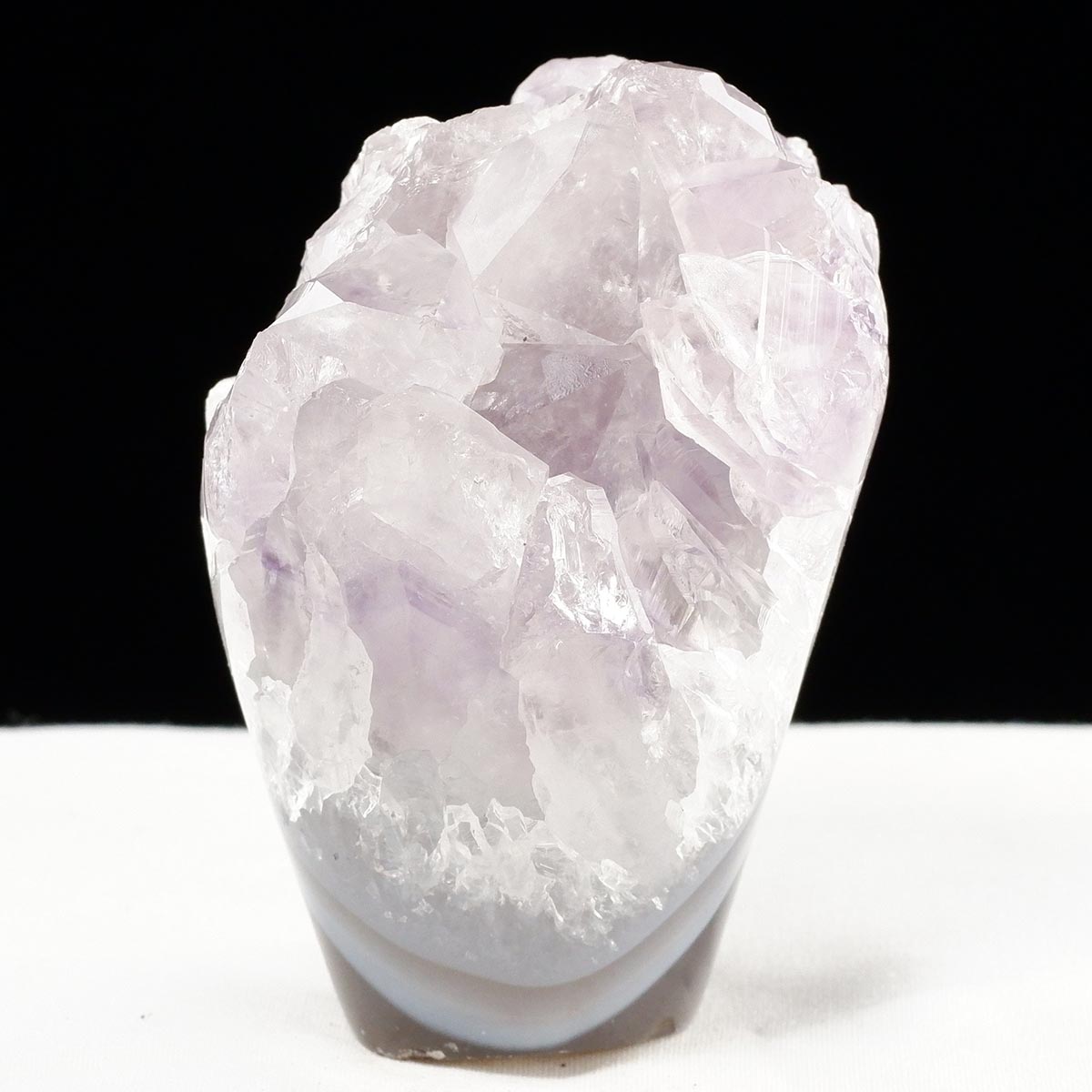 アメジスト クラスター ウルグアイ産 フラワーアメジスト 花型 原石 置物 amethyst 一点物 282-825