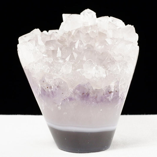アメジスト クラスター ウルグアイ産 フラワーアメジスト 花型 原石 置物 amethyst 一点物 282-828