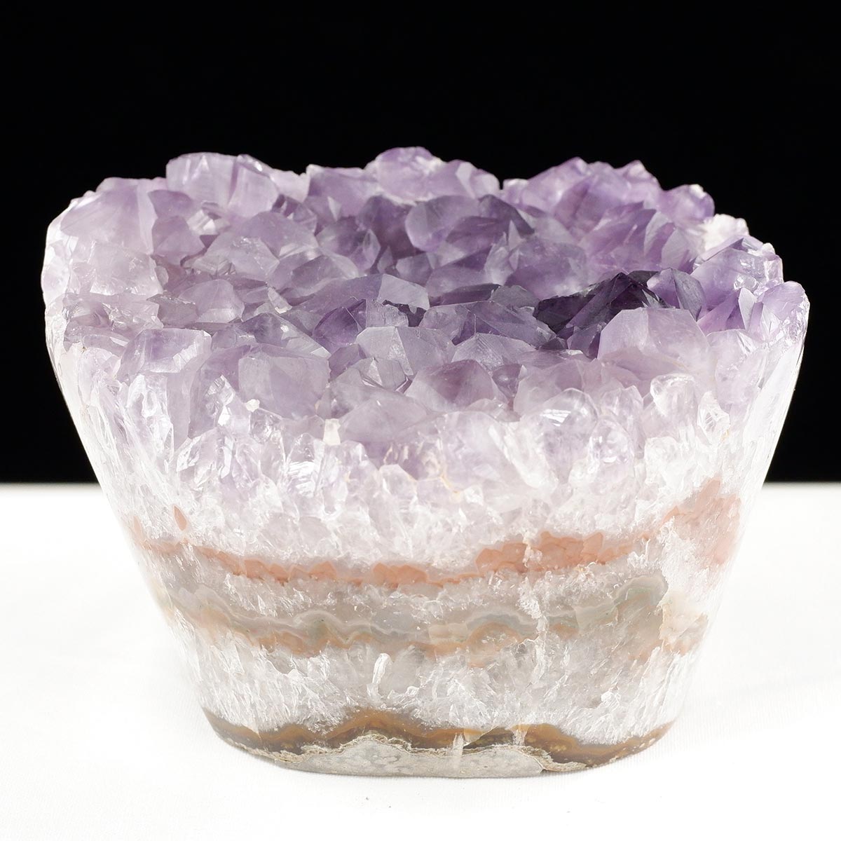 アメジスト クラスター ウルグアイ産 フラワーアメジスト 花型 原石 置物 amethyst 一点物 282-843