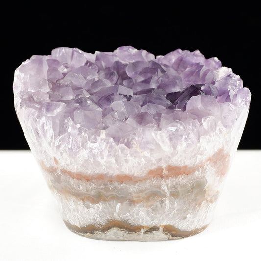 アメジスト クラスター ウルグアイ産 フラワーアメジスト 花型 原石 置物 amethyst 一点物 282-843