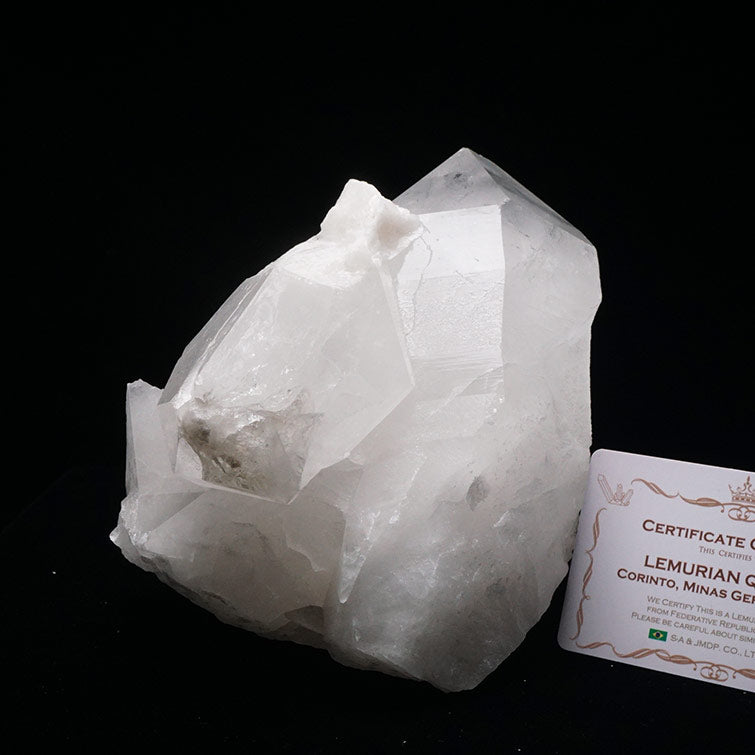 2.6Kg レムリアンシード 水晶 クラスター 原石 ブラジル ミナスジェライス州 コリント産 証明書付属 一点物 292-39