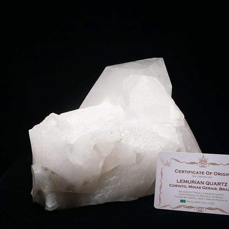 3.8Kg レムリアンシード 水晶 クラスター 原石 ブラジル ミナスジェライス州 コリント産 証明書付属 一点物 292-42