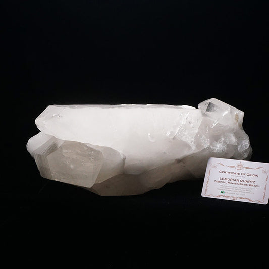 6.4Kg レムリアンシード 水晶 クラスター 原石 ブラジル ミナスジェライス州 コリント産 証明書付属 一点物 292-44