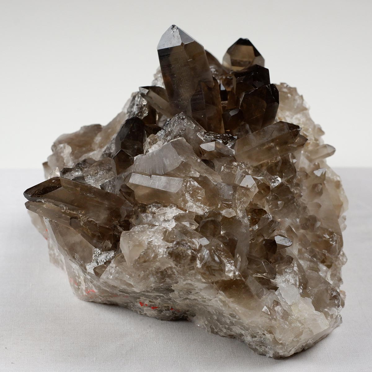 2Kg スモーキークォーツ クラスター ブラジル産 煙水晶 原石 一点物 292-53