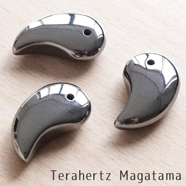 ハウライト青】勾玉 天然石 まとめ売り パワーストーン 61個 ≪勾玉
