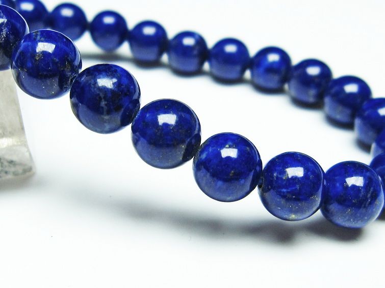 ラピスラズリ ブレスレット 8mm 一点物  111-31084