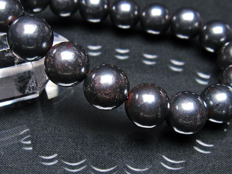 ブラックスギライトブレスレット　2点 ブラックスギライトブレスレット 2点 ブラックスギライト