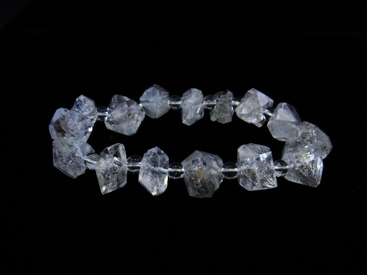 オイルインクォーツ ブレスレット 石油入り水晶 ブレス 一点物  111-33546
