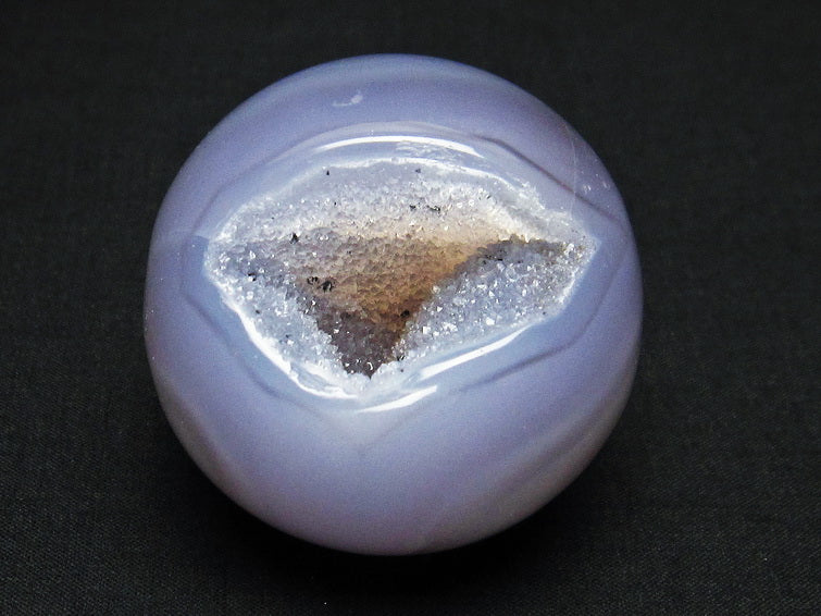 アゲート 笑口丸玉 ジオード スフィア 丸玉  一点物 141-5109 [sold out]