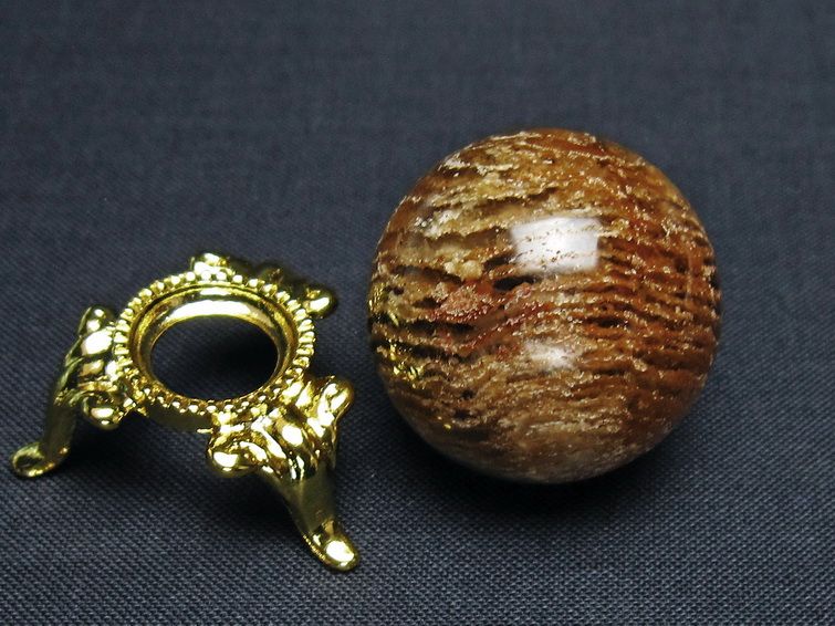レッドファントム 丸玉 ガーデンクォーツ 28mm 一点物 141-6183