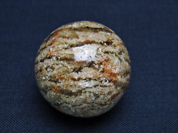 レッドファントム 丸玉 ガーデンクォーツ 28mm 一点物 141-6186