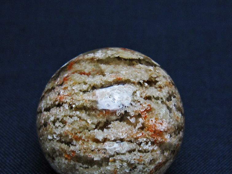 レッドファントム 丸玉 ガーデンクォーツ 28mm 一点物 141-6186