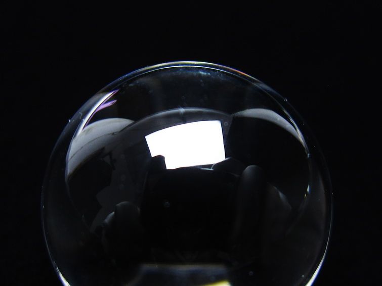 水晶 丸玉 ブラジル産 20mm 一点物 141-6352