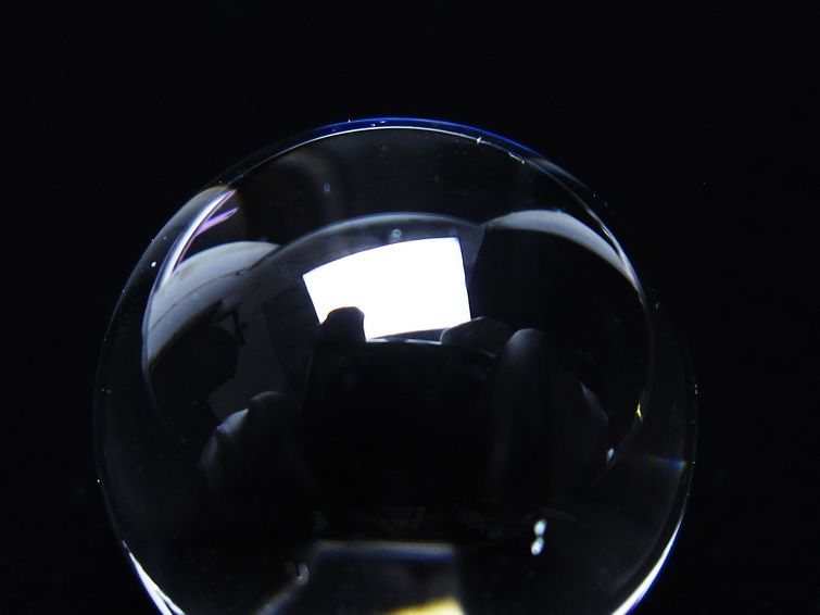 水晶 丸玉 ブラジル産 20mm 一点物 141-6353
