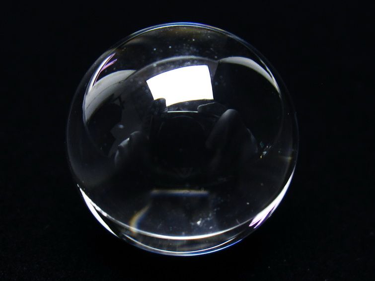 水晶 丸玉 ブラジル産 20mm 一点物 141-6354