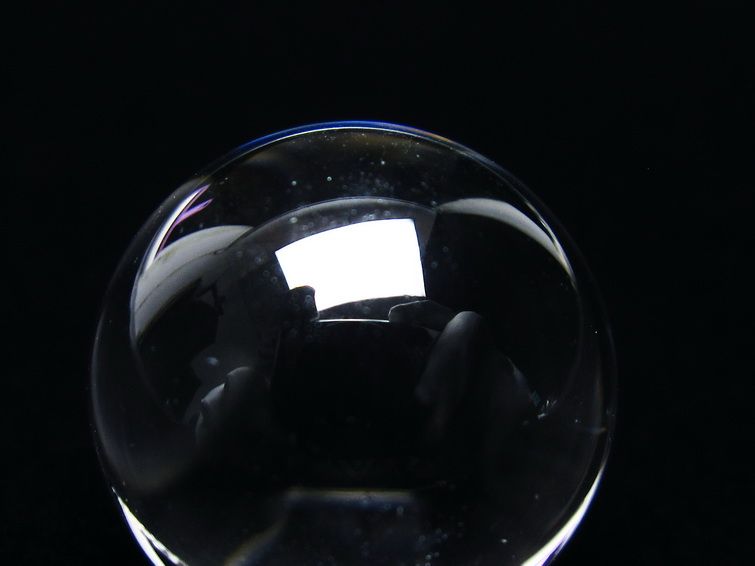 水晶 丸玉 ブラジル産 20mm 一点物 141-6354