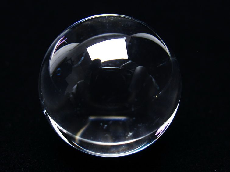 水晶 丸玉 ブラジル産 20mm 一点物 141-6356