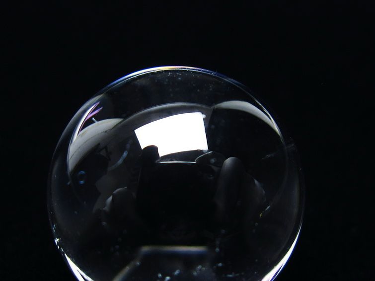 水晶 丸玉 ブラジル産 20mm 一点物 141-6356