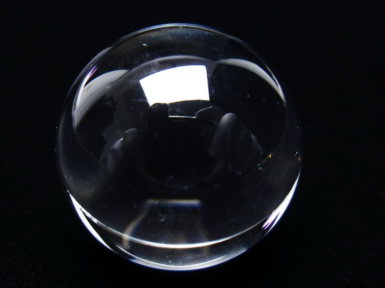 水晶 丸玉 ブラジル産 20mm 一点物 141-6357