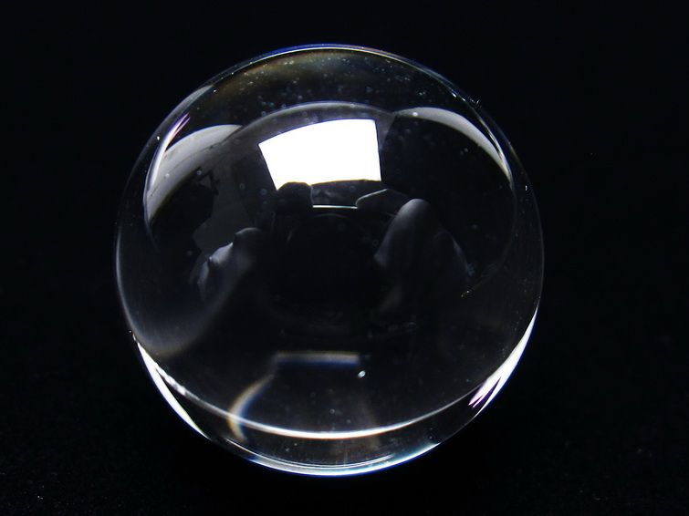 水晶 丸玉 ブラジル産 20mm 一点物 141-6358