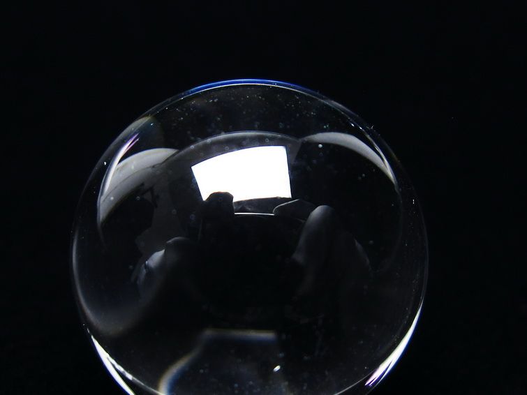 水晶 丸玉 ブラジル産 20mm 一点物 141-6358